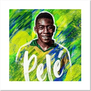 Pele Illustration Posters and Art